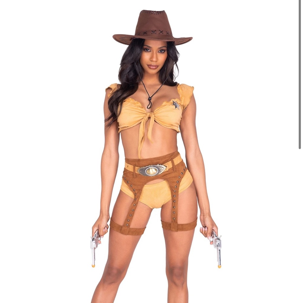 Sexy Wild West Costume-4 piece